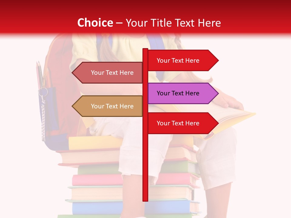 Intelligence Schoolbag Childhood PowerPoint Template