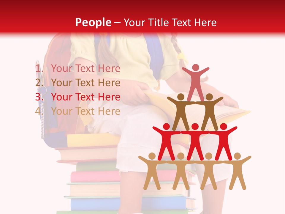 Intelligence Schoolbag Childhood PowerPoint Template