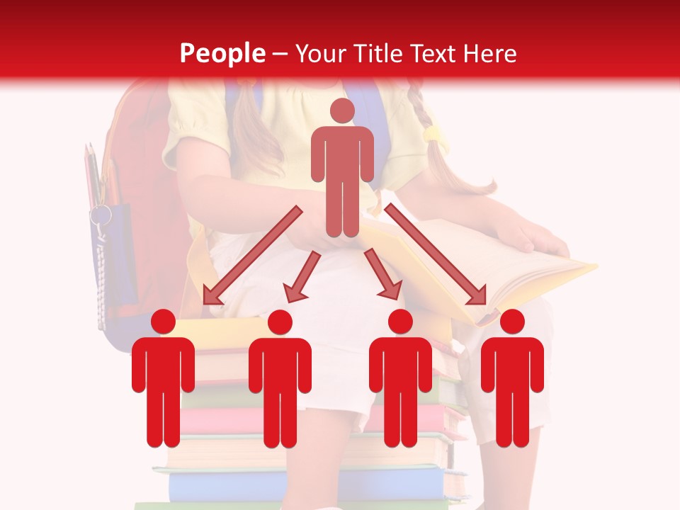 Intelligence Schoolbag Childhood PowerPoint Template