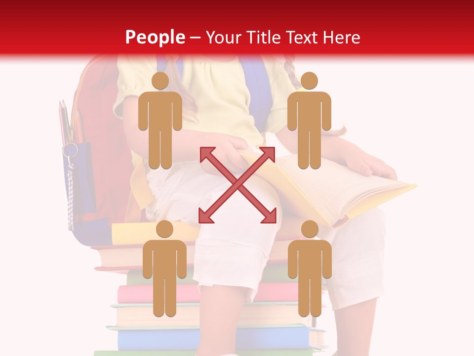 Intelligence Schoolbag Childhood PowerPoint Template