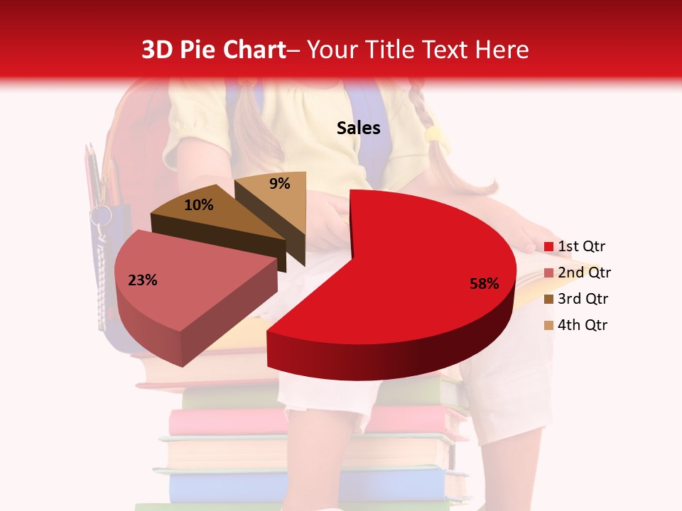 Intelligence Schoolbag Childhood PowerPoint Template