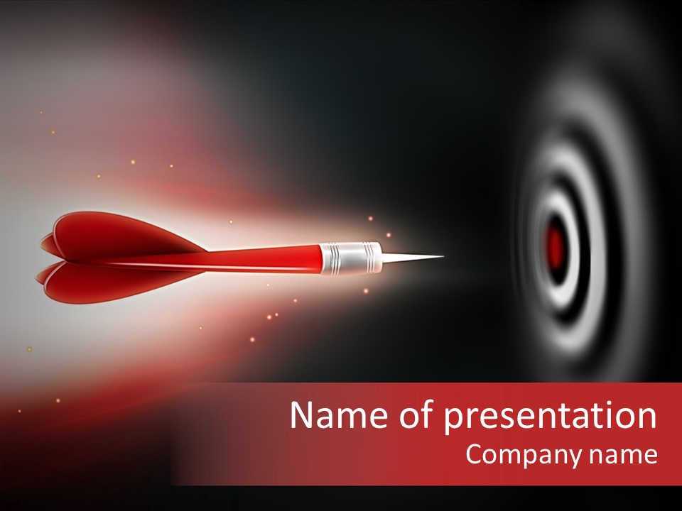 Aiming Focus Success PowerPoint Template