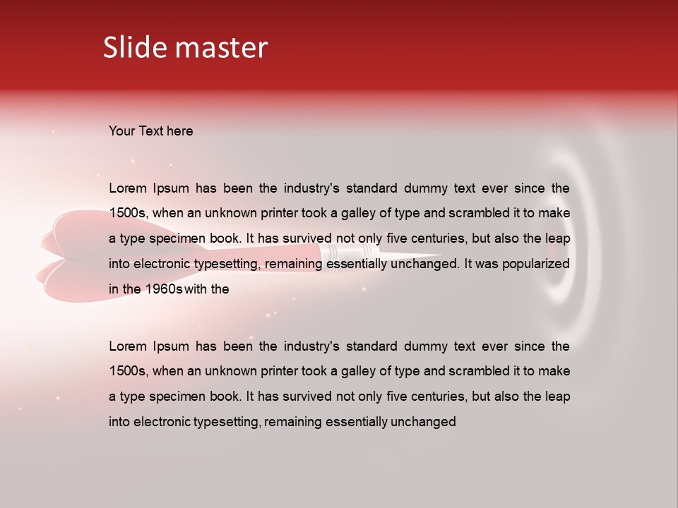 Aiming Focus Success PowerPoint Template