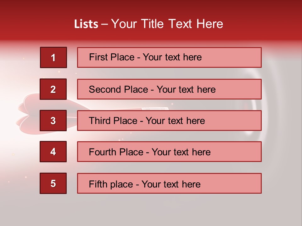 Aiming Focus Success PowerPoint Template