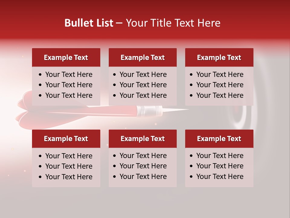 Aiming Focus Success PowerPoint Template