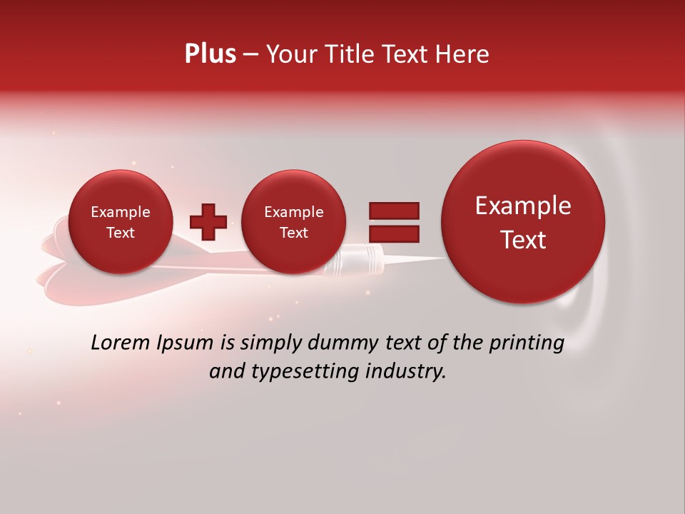 Aiming Focus Success PowerPoint Template