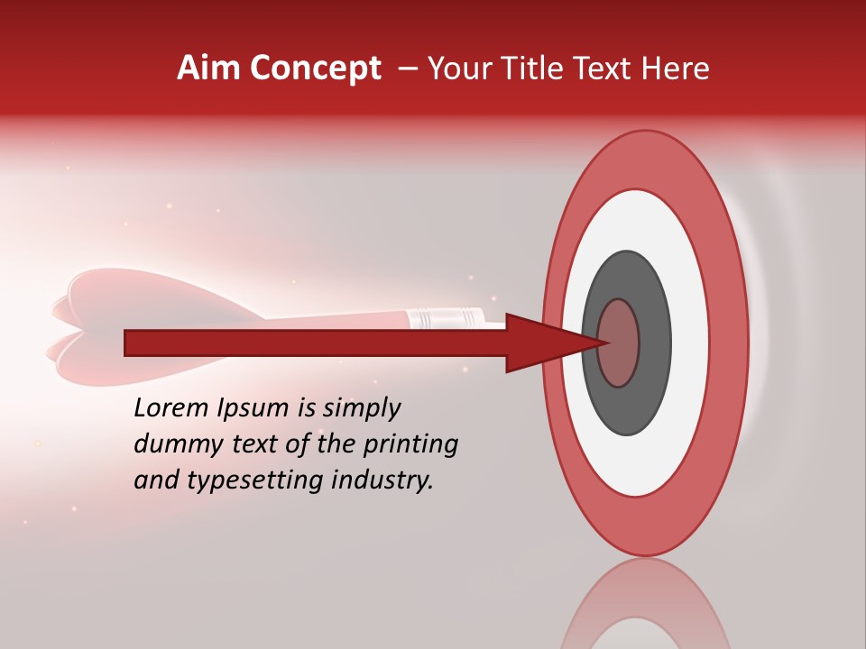 Aiming Focus Success PowerPoint Template