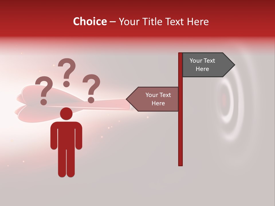 Aiming Focus Success PowerPoint Template