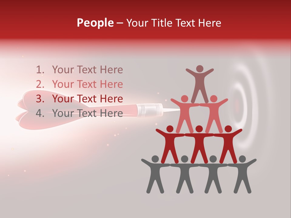 Aiming Focus Success PowerPoint Template