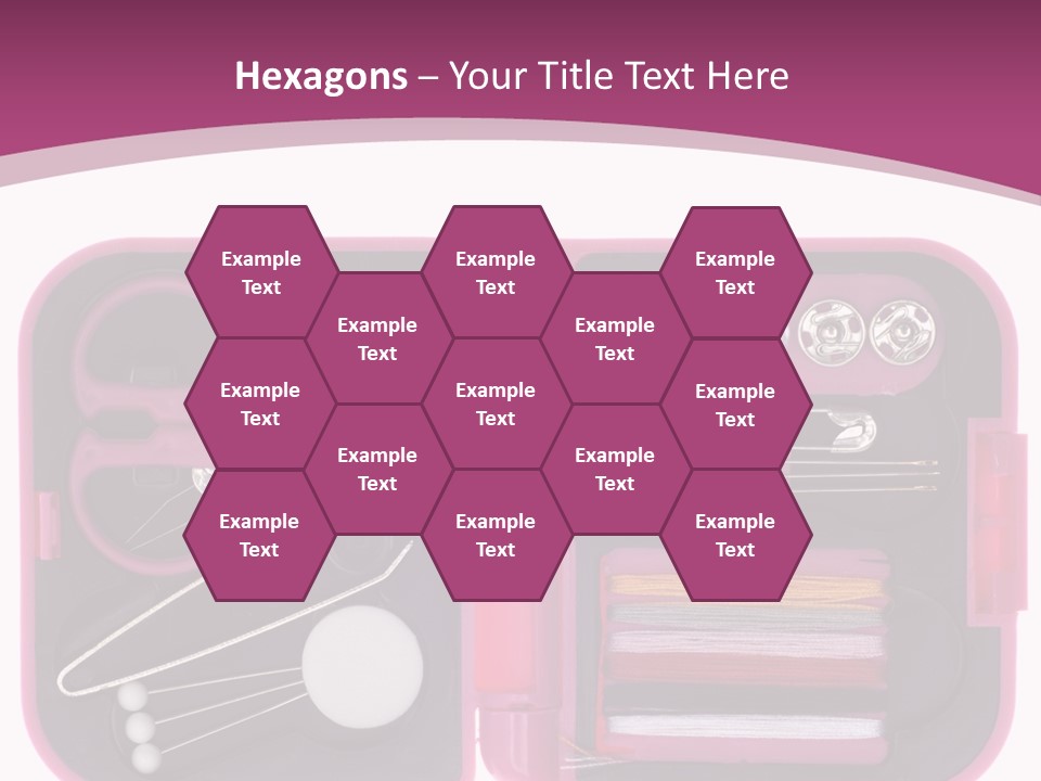 Threader Scissors Tweezers PowerPoint Template