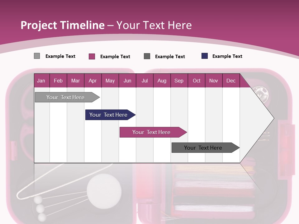 Threader Scissors Tweezers PowerPoint Template