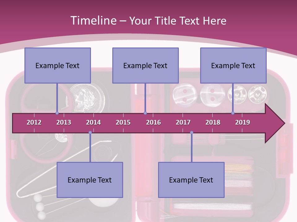 Threader Scissors Tweezers PowerPoint Template