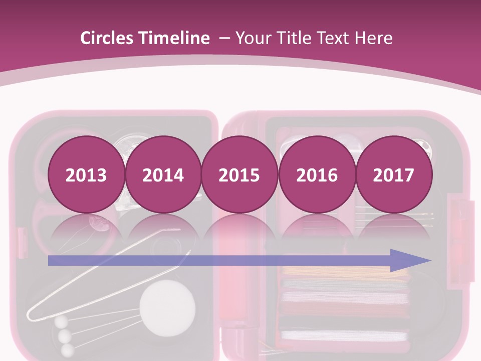 Threader Scissors Tweezers PowerPoint Template