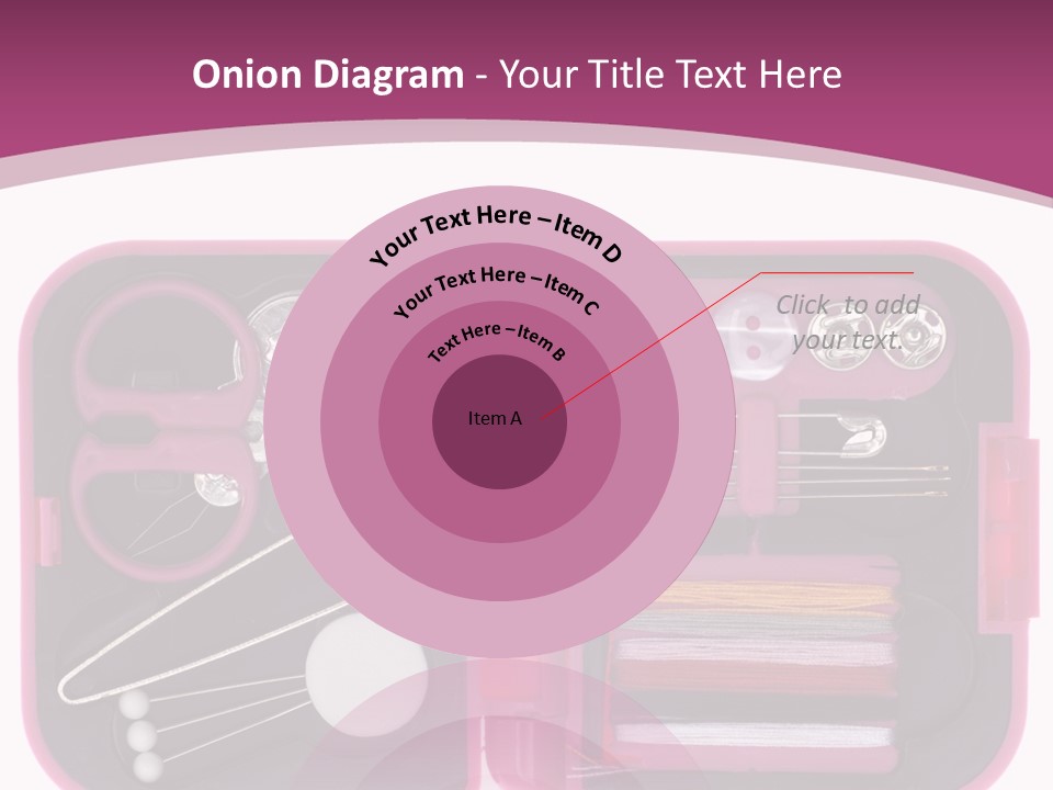 Threader Scissors Tweezers PowerPoint Template