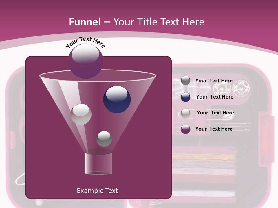 Threader Scissors Tweezers PowerPoint Template