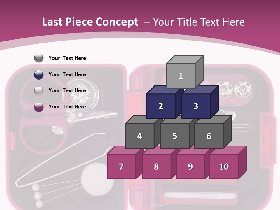 Threader Scissors Tweezers PowerPoint Template