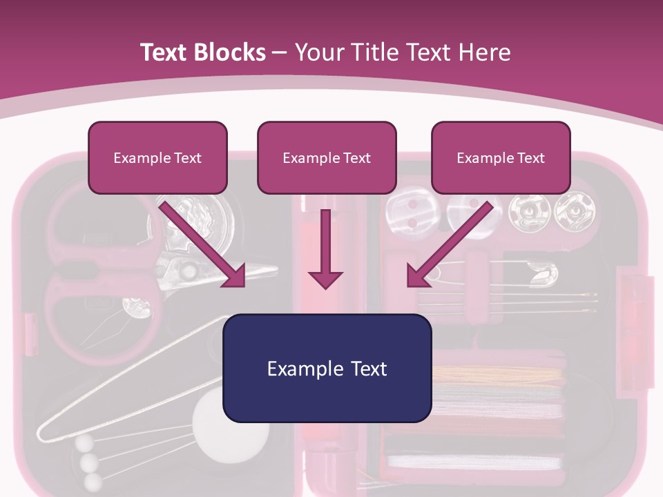 Threader Scissors Tweezers PowerPoint Template