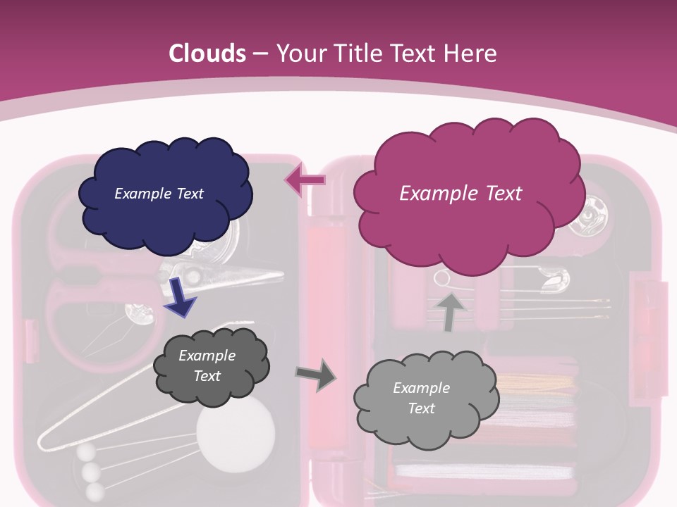 Threader Scissors Tweezers PowerPoint Template