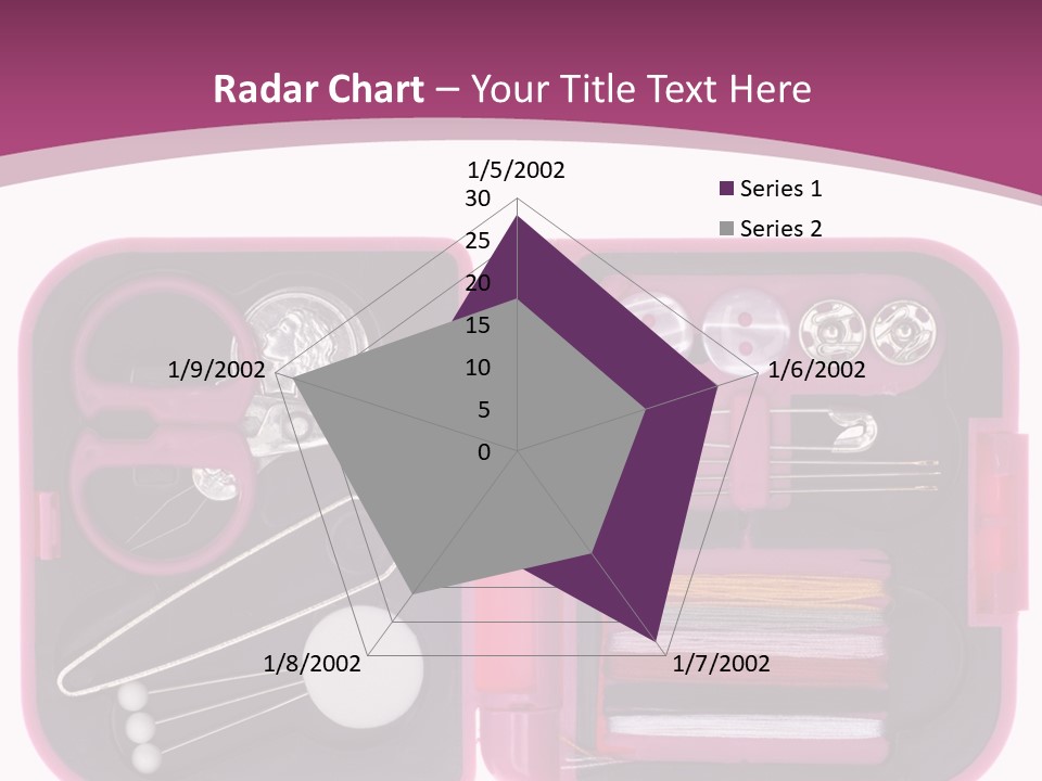 Threader Scissors Tweezers PowerPoint Template