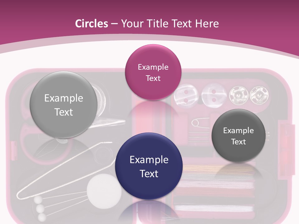 Threader Scissors Tweezers PowerPoint Template