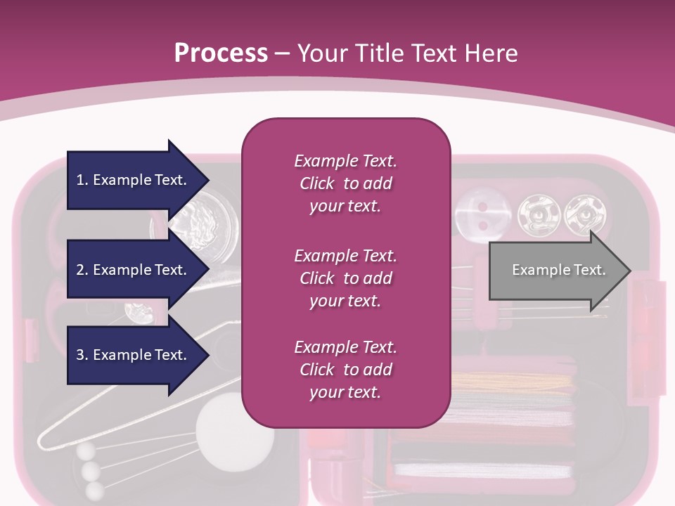 Threader Scissors Tweezers PowerPoint Template