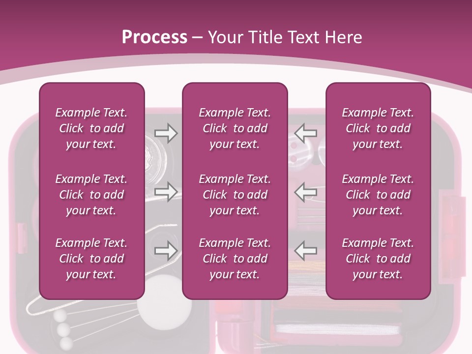 Threader Scissors Tweezers PowerPoint Template