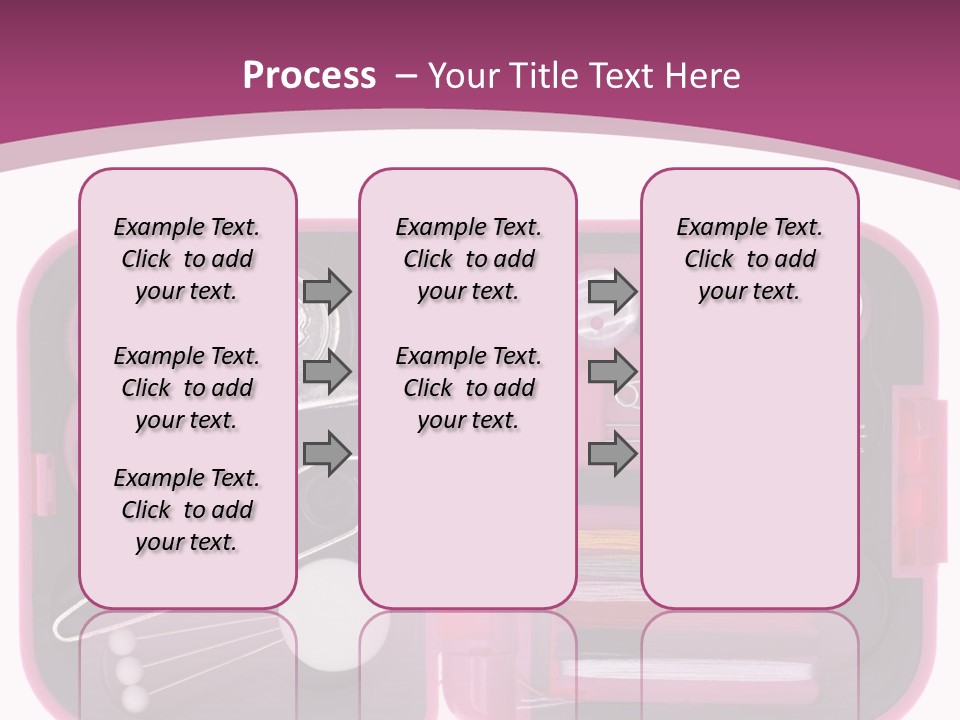Threader Scissors Tweezers PowerPoint Template