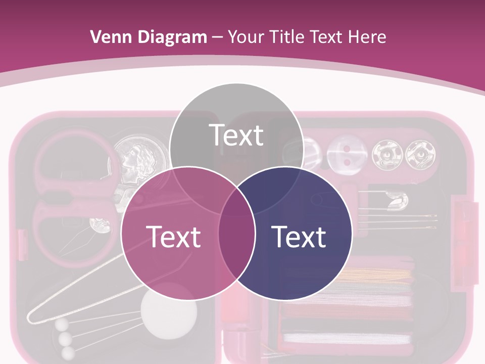 Threader Scissors Tweezers PowerPoint Template