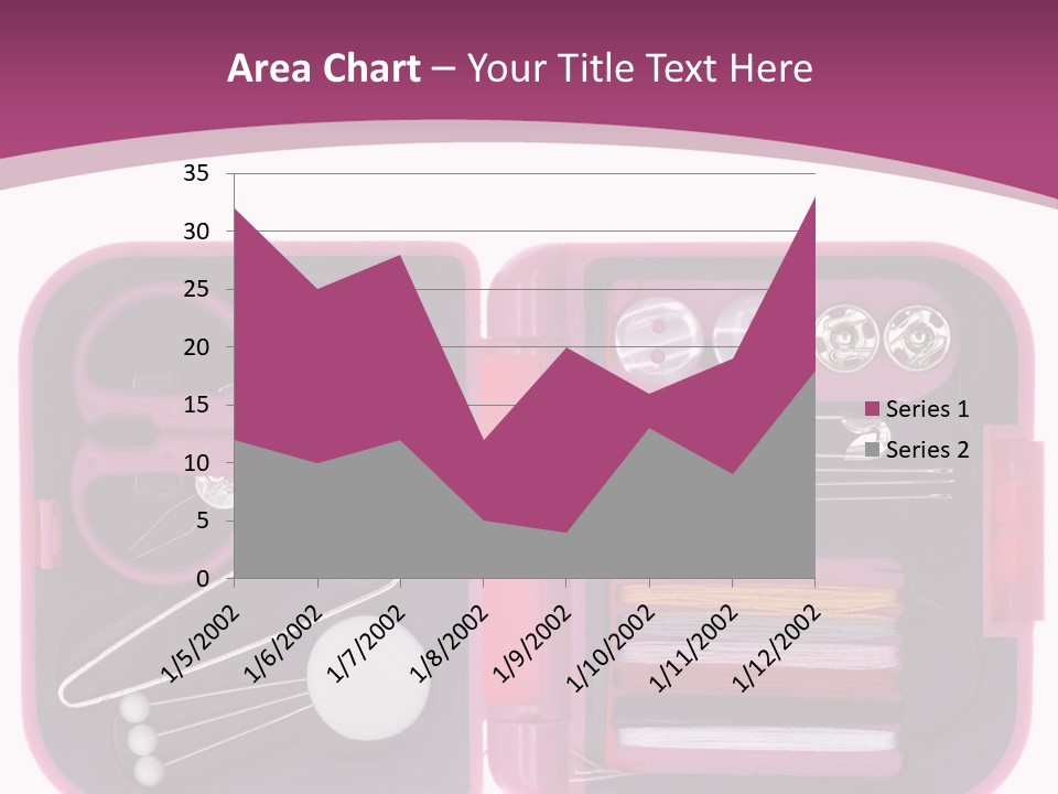 Threader Scissors Tweezers PowerPoint Template