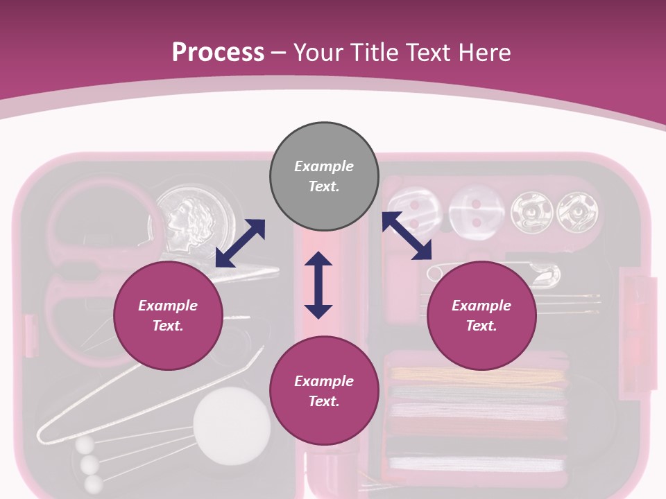 Threader Scissors Tweezers PowerPoint Template