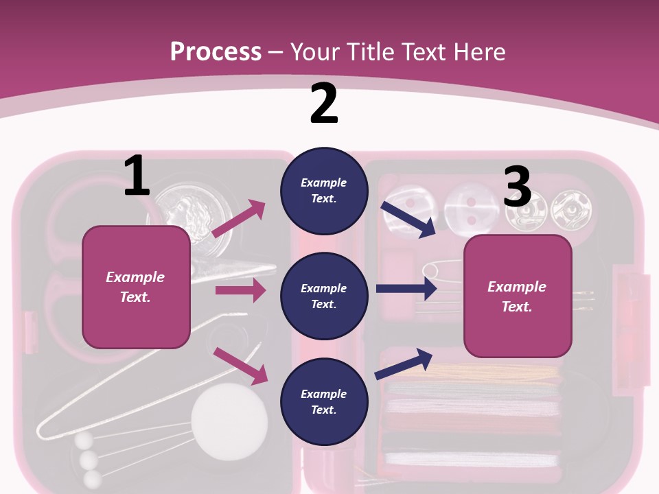 Threader Scissors Tweezers PowerPoint Template