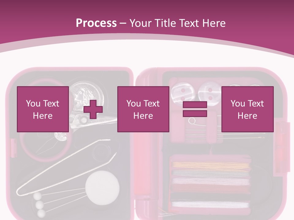 Threader Scissors Tweezers PowerPoint Template