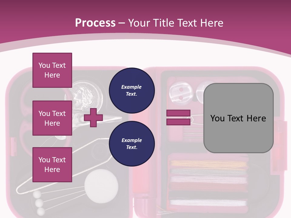 Threader Scissors Tweezers PowerPoint Template