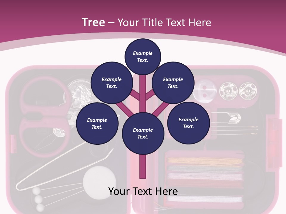 Threader Scissors Tweezers PowerPoint Template