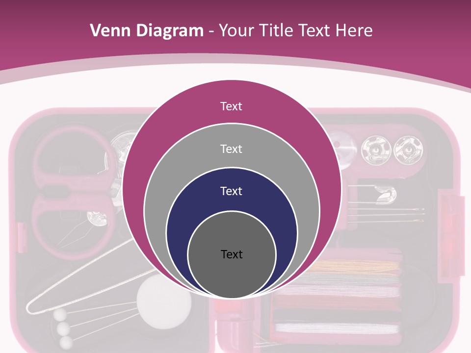 Threader Scissors Tweezers PowerPoint Template