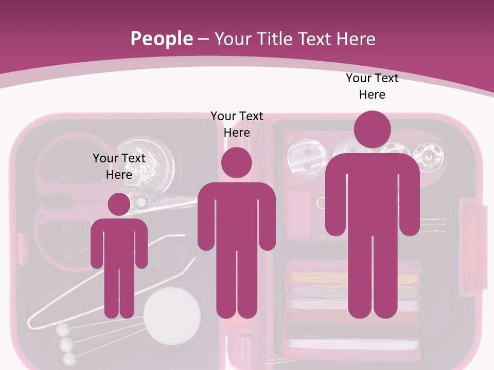 Threader Scissors Tweezers PowerPoint Template