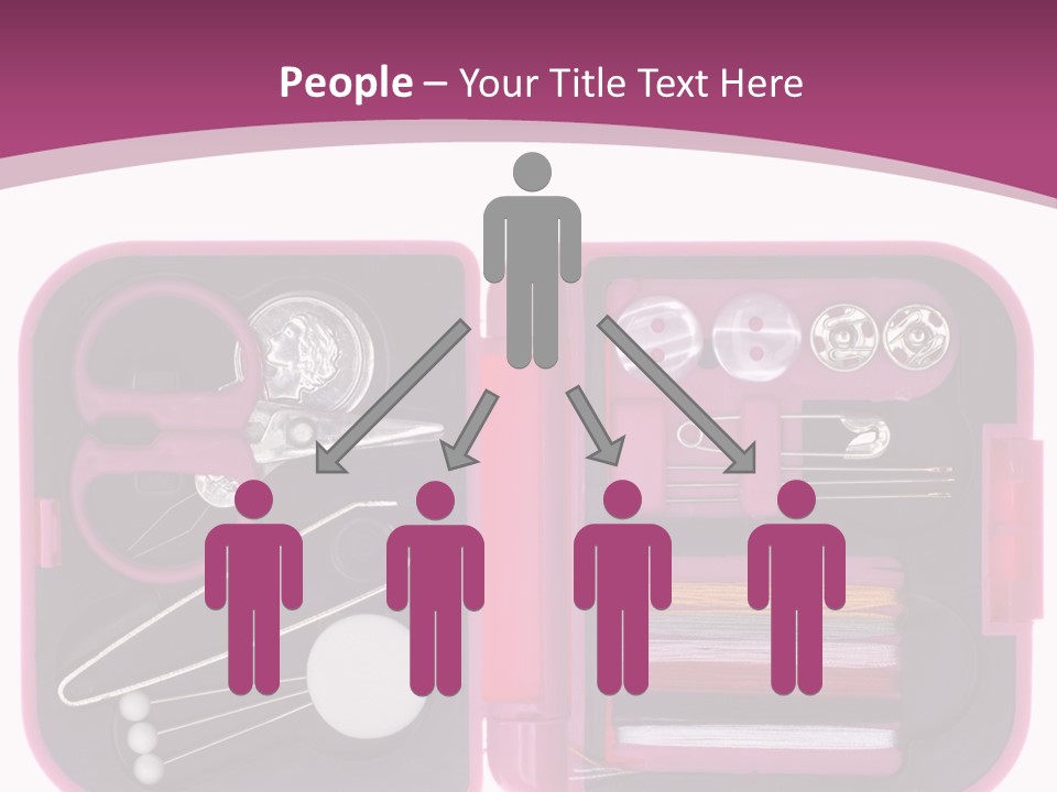 Threader Scissors Tweezers PowerPoint Template