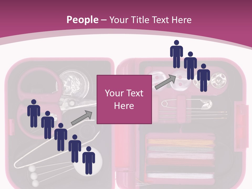 Threader Scissors Tweezers PowerPoint Template