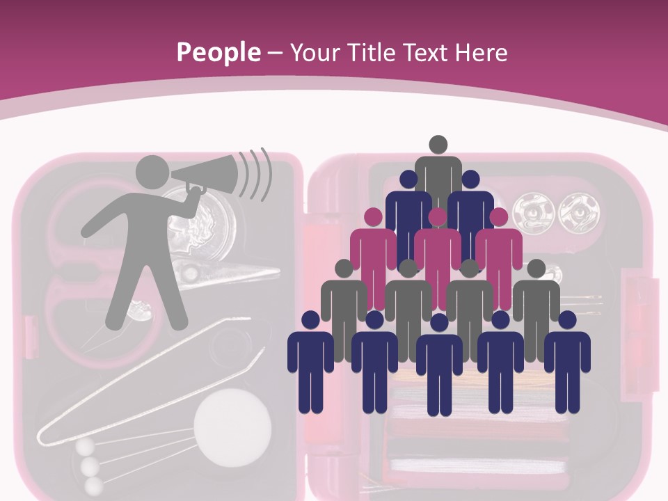 Threader Scissors Tweezers PowerPoint Template