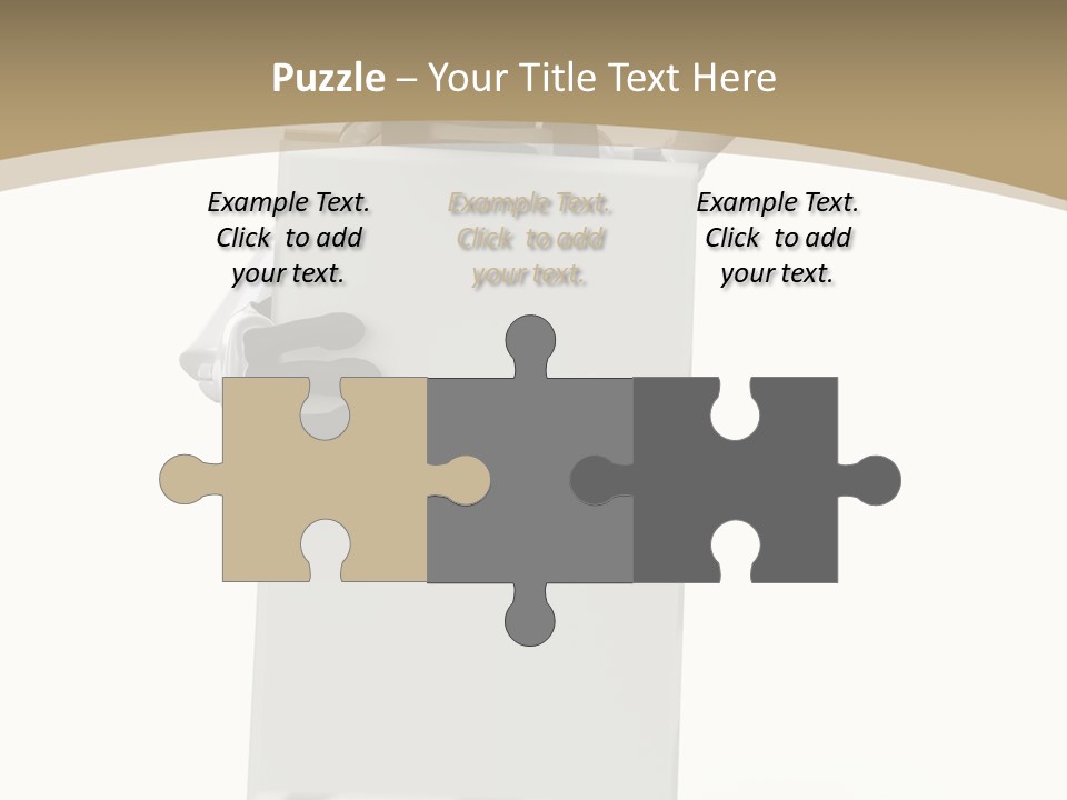 White Tech Robot PowerPoint Template