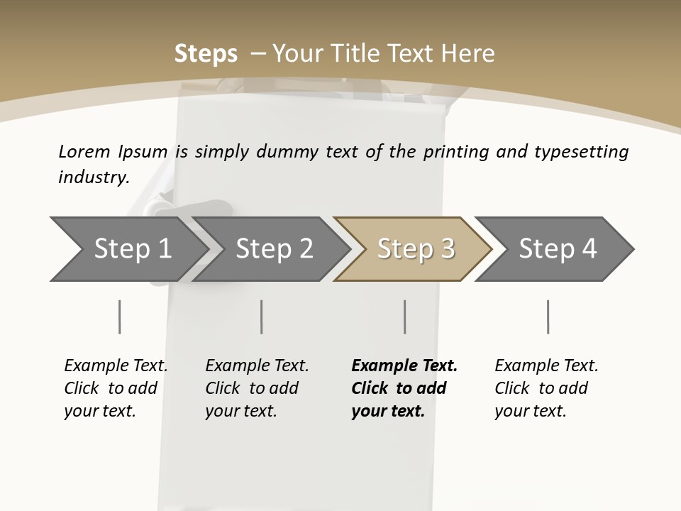 White Tech Robot PowerPoint Template