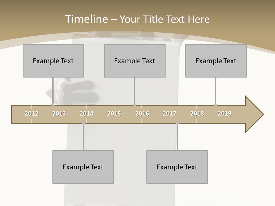 White Tech Robot PowerPoint Template