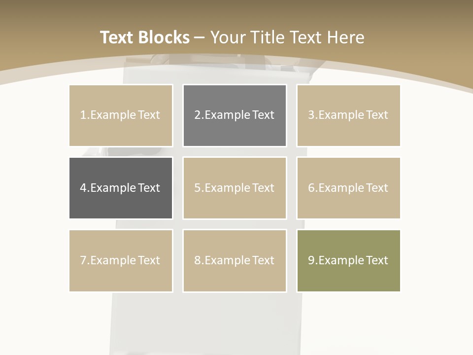 White Tech Robot PowerPoint Template