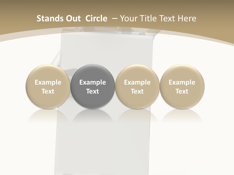 White Tech Robot PowerPoint Template