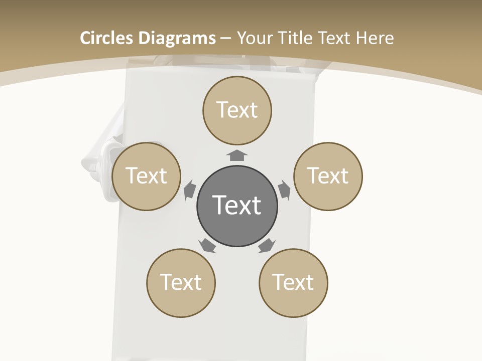 White Tech Robot PowerPoint Template