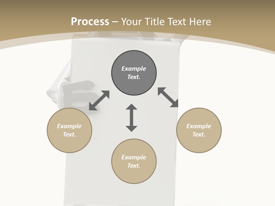 White Tech Robot PowerPoint Template
