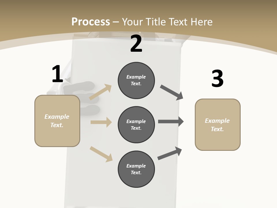 White Tech Robot PowerPoint Template