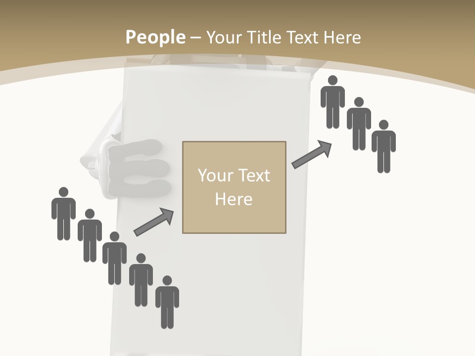 White Tech Robot PowerPoint Template