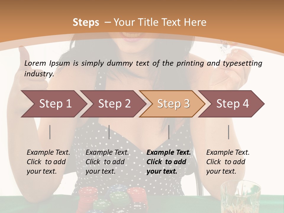 Look Play Cheerful PowerPoint Template