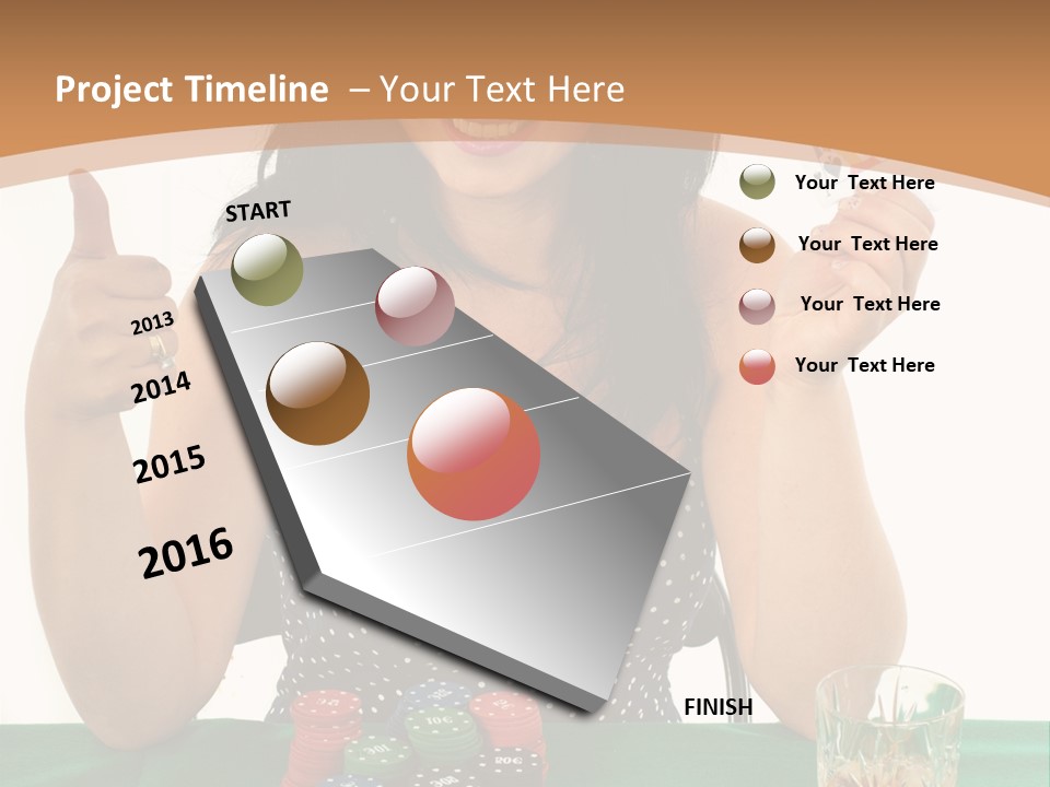 Look Play Cheerful PowerPoint Template